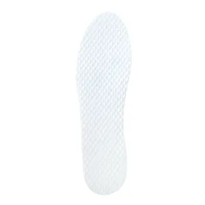 Solette monouso bianche e traspiranti con design a nido d'ape per un utilizzo quotidiano.