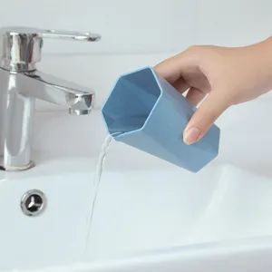 Tarwestro diamant tandenborstelbeker huishouden draagbare mondspoelbeker badkamer blauw