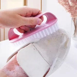 Plastik weiche Borsten Wäsche Reinigungsbürste für Schuhe und Kleidung Haushalt Werkzeug Detail