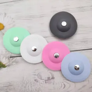 Silicone sink strainer drain cover UFO style multi-color floor drain stopper for bathroom