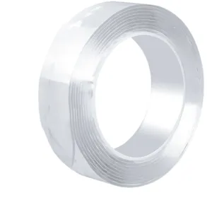 Transparent nano double sided adhesive tape waterproof traceless magic sticker roll