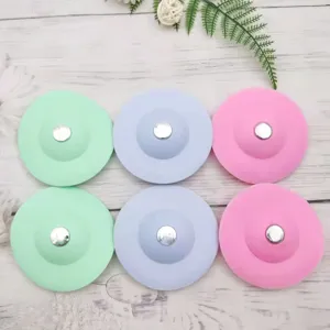 Silicone drain cover set, waterproof sink strainer detail view, practical bathroom tool
