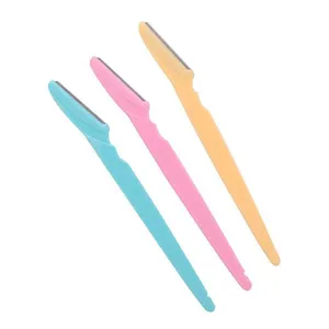 3pcs portable eyebrow razor set facial hair removal tool makeup shaping tool for women