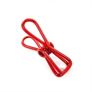 Molla per bucato in metallo rosso clip foto multiuso morsetto di tenuta utile articolo