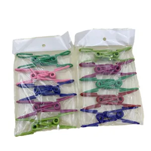 Household Stainless Steel Clothespins Dip Coated Anti Slip Windproof Clothes Pegs For Home Laundry Drying