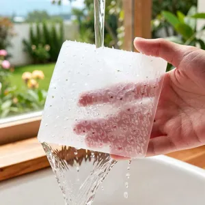 Cepillo de limpieza de silicona para frutas y verduras fregadero de cocina herramienta multiuso