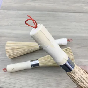 Holzgriff Bambus Topfbürste Küchenreinigungsbürste 25cm umweltfreundliche Spülbürste