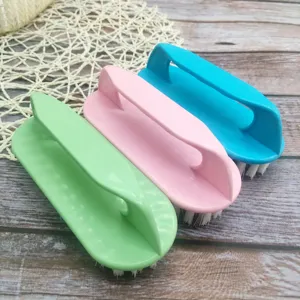Haushalt Kunststoff Reinigungsbürste Wäsche Schuh Schrubbbürste Mit Borsten Ergonomischem Griff Für Hausreinigung