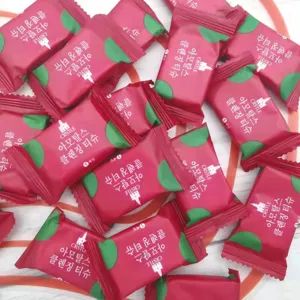 Disposable compressed towel candy cleansing facial wipe portable travel makeup remover 20pcs