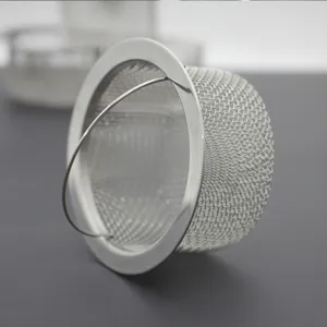 Stainless Steel Kitchen Sink Garbage Filter Basket Sink Strainer Drain Basket With Handle For Kitchen Sink Drainer Cover
