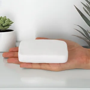 White air conditioner hole sealing clay, waterproof wall repair putty for home use.