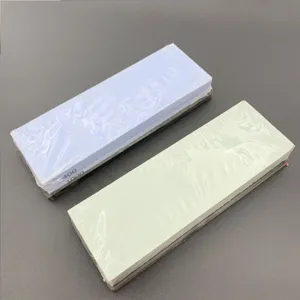 Dual-sided whetstone knife sharpener set with base, 400 and 1000 grit for kitchen tools.