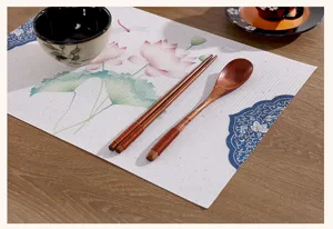 Waterdichte PVC placemat Chinese stijl hittebestendige tafelmat voor keuken decoratie