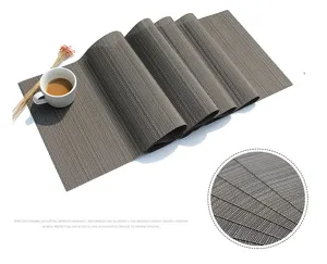 Moderno runner da tavola in PVC impermeabile minimalista, tovaglietta termoisolante.