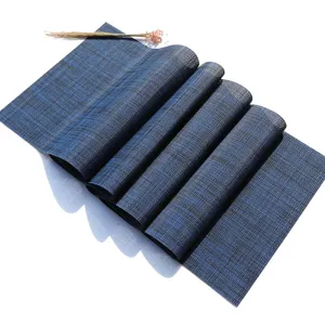 Corsia da tavolo in PVC blu intrecciato isolamento termico impermeabile antiscivolo