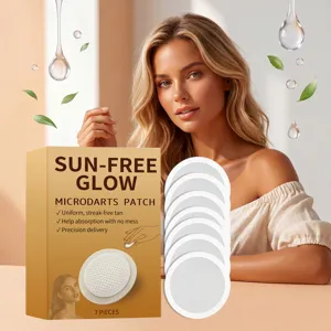 Body self-tanning microdarts patch sunless bronzing skin care patches 7 pieces set