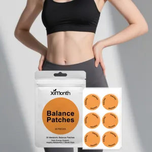 XIMONTH Körper-Balance-Pflaster Tägliche Energieunterstützung Gesunder Stoffwechsel Körperpflege-Pflaster Hautfreundlich Wellness