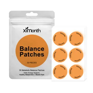 Ximonth 30 Stück Körper Balance Pflaster für tägliche Energie und gesunden Stoffwechsel.