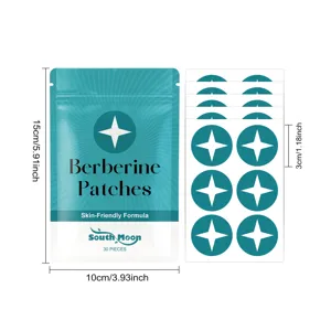 South Moon Berberin Koerper Pflaster hautfreundlich atmungsaktiv leicht 30 Stueck pack