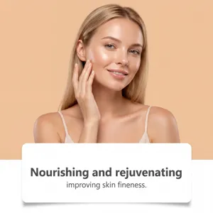 Crème visage hydratante pour nourrir et rajeunir la peau, soin quotidien léger et efficace.
