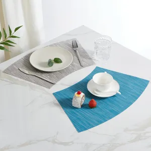 Tovaglietta in PVC a ventaglio curva isolante termico per cucina arredamento moderno