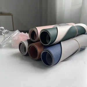 PU leather placemats set modern table mats waterproof dining table decor Nordic style