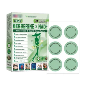 Berberine NAD+ Gesundheits-Pflaster, 10-in-1 Stoffwechsel- und Körperpflege-Pflasterset.