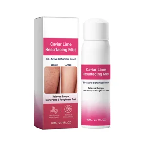 Caviar Lime Body Resurfacing Mist 80ml Smoothing Exfoliating Spray for Clear Skin Care