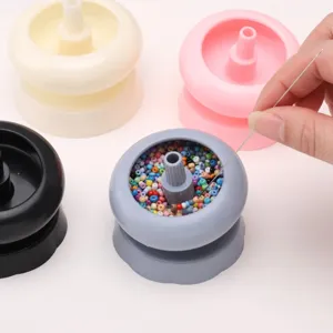 Kit de Bol de Spinner de Perles Manuel Avec Aiguille Incurvée en Acier Inoxydable pour la Fabrication de Bracelets et Colliers DIY