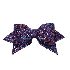 Glitter bow decoration sparkling sequin bowknot DIY accessories for cup or crafts