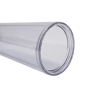 Clear Plastic Tumbler Cup Body Detail Double Wall Replacement 750ml Straw Cup Part