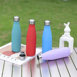 500ml stainless steel insulated water bottle vacuum cola thermos cup portable travel drinkware