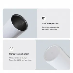 20oz stainless steel straight tumbler, white sublimation sports water bottle with smooth rim.