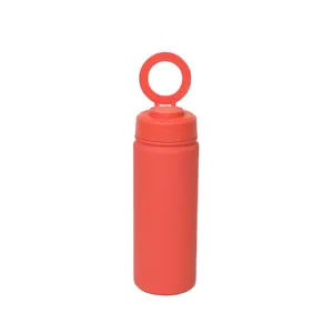 500ml magnetic phone holder water bottle, stainless steel insulated vacuum travel flask.