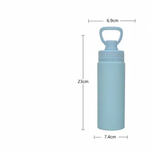 500ml edelstahl isolierte wasserflasche tragbare vakuum sportbecher fur studenten.