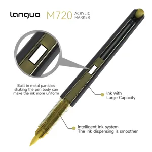 Lanquo M720 acrylic marker pen with large ink capacity and intelligent ink dispensing system.