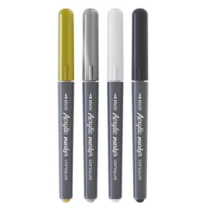 Lanquo acrylic marker set, soft tip large capacity drawing pens for student art and graffiti.
