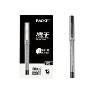 Baoke Direct Liquid Gel Pen Waterproof Quick Drying Signature Pen Student Office Writing Pen Fine Point