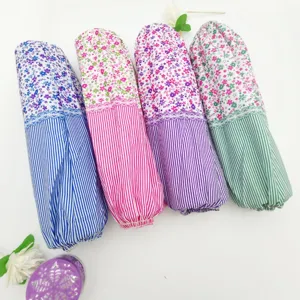 Long sleeves oversleeves waterproof kitchen cleaning arm covers for women floral stripe