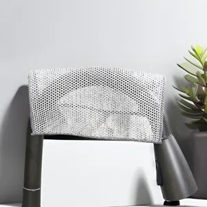 Thickened silver wire dishcloth double-sided mesh cleaning cloth for kitchen oil-free use