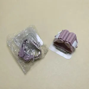 Wall mounted mop and broom holder clip detail, punch free plastic organizer for bathroom.