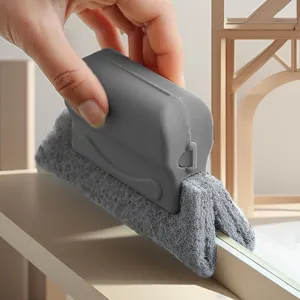 Window groove cleaning brush, gap cleaning tool for window sill and sliding track sliding doors.