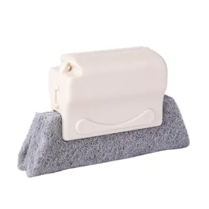 Window groove cleaning brush, gap cleaning tool for window tracks and sliding door corners.