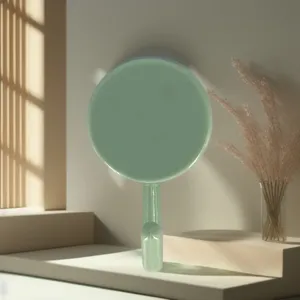 Close-up detail of the green rotating wall hook showcasing its functional branch design.