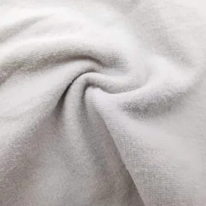 Eisseide Stoff Detail Nahaufnahme, weiche atmungsaktive Textur für Sommer Ärmel und Sport.