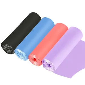 Disposable garbage bags, portable vest-style household plastic trash bags, large size.