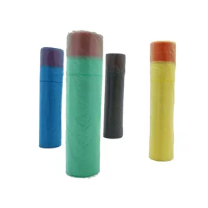 Sacchetti spazzatura colorati con coulisse, sacchetti in plastica resistenti per cucina vista.