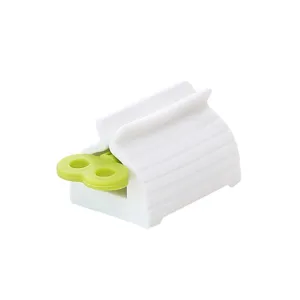 Japanese style plastic toothpaste squeezer tube roller for facial cleanser and hand cream dispenser