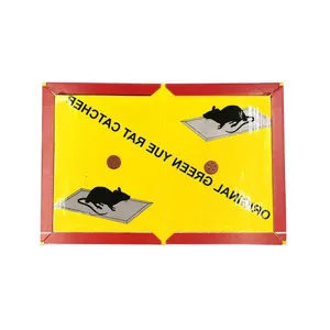 Piège à souris collant épaissi avec appât planche adhésive jaune anti-nuisibles