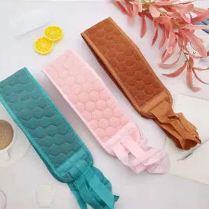 Dusch-Rückenwäscha-Peeling-Gürtel-Set, Körperpeeling-Bürsten-Duschzubehör für Bad.